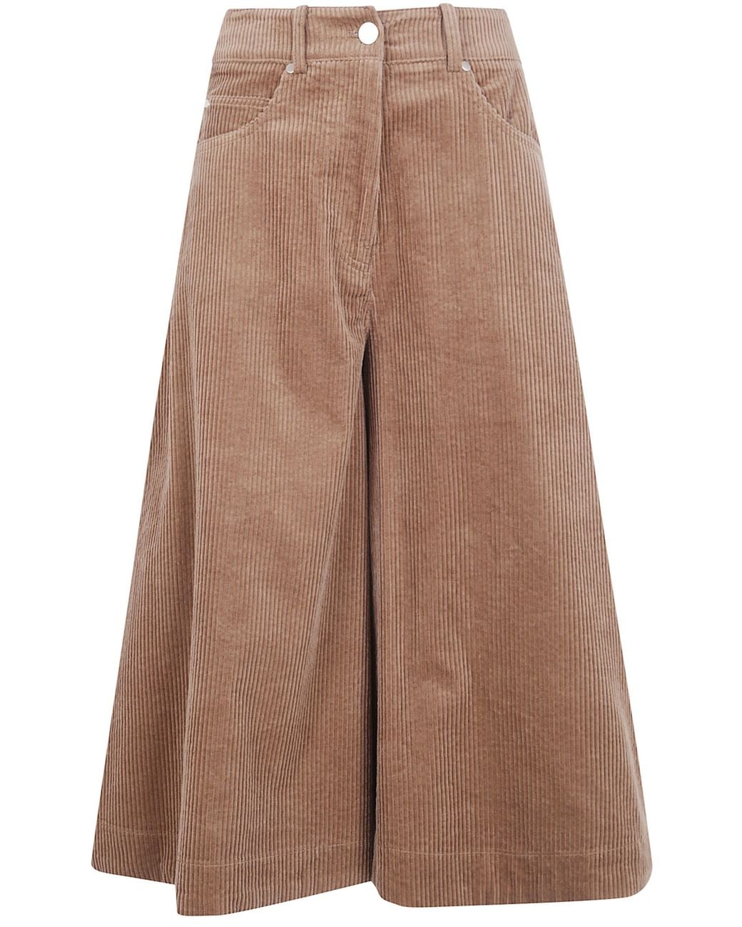 Essentiel Antwerp Brown "Kigi" Corduroy Bermuda