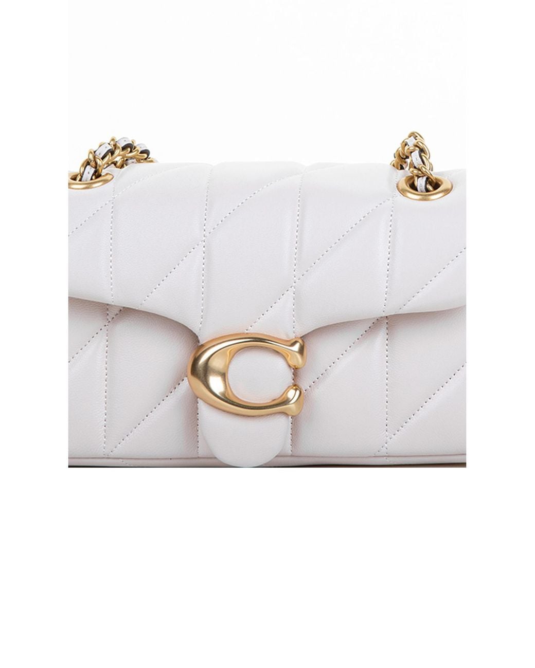 COACH White Tabby 20 Crossbody