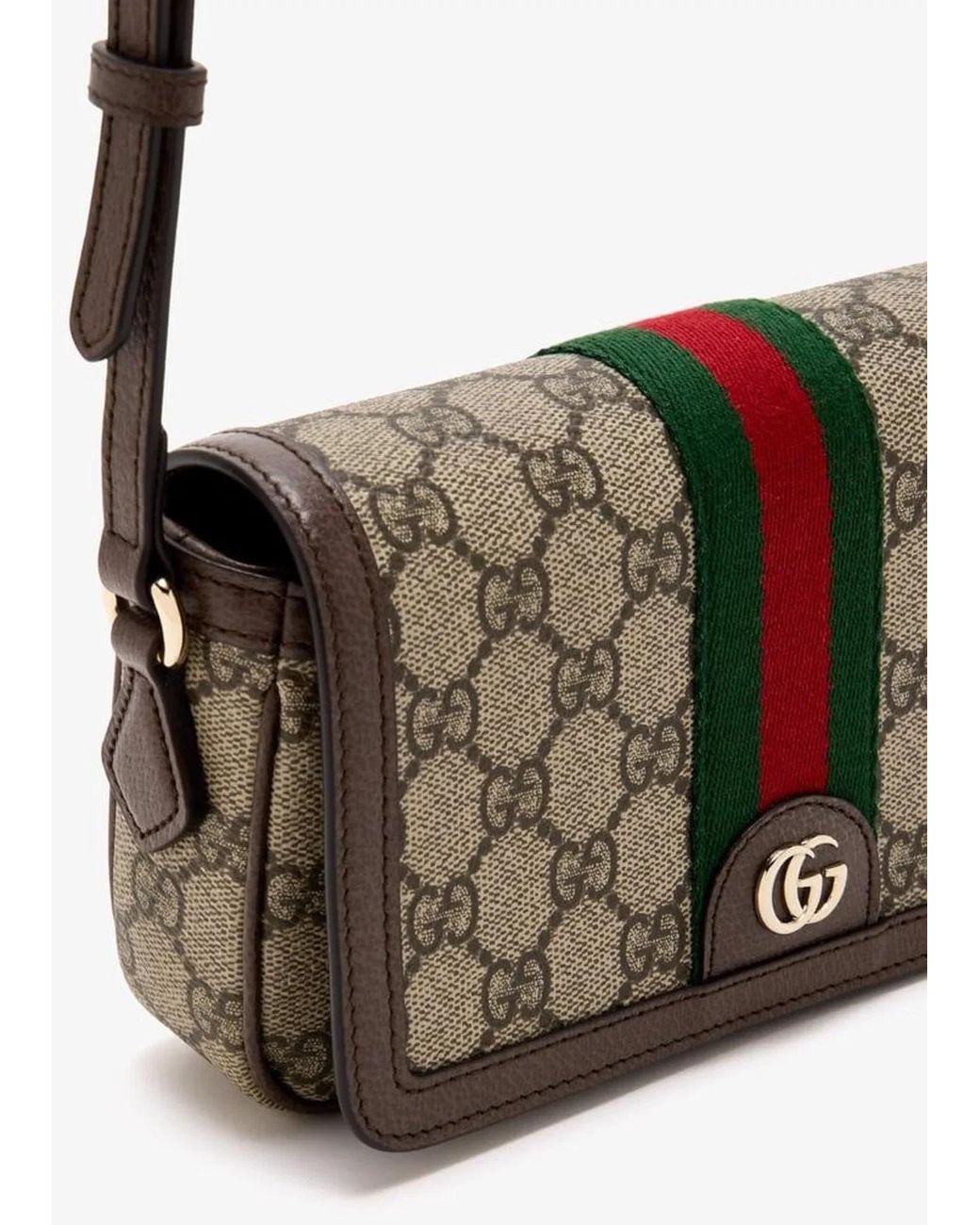 Gucci Natural Mini Shoulder Bag Ophidia