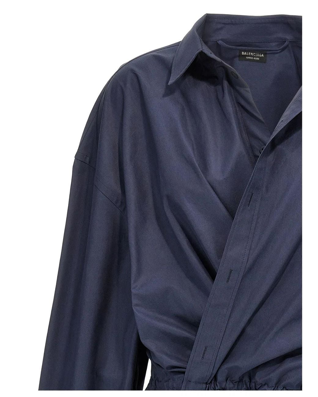 Balenciaga Blue 'Stile Camicia Mini' Dress