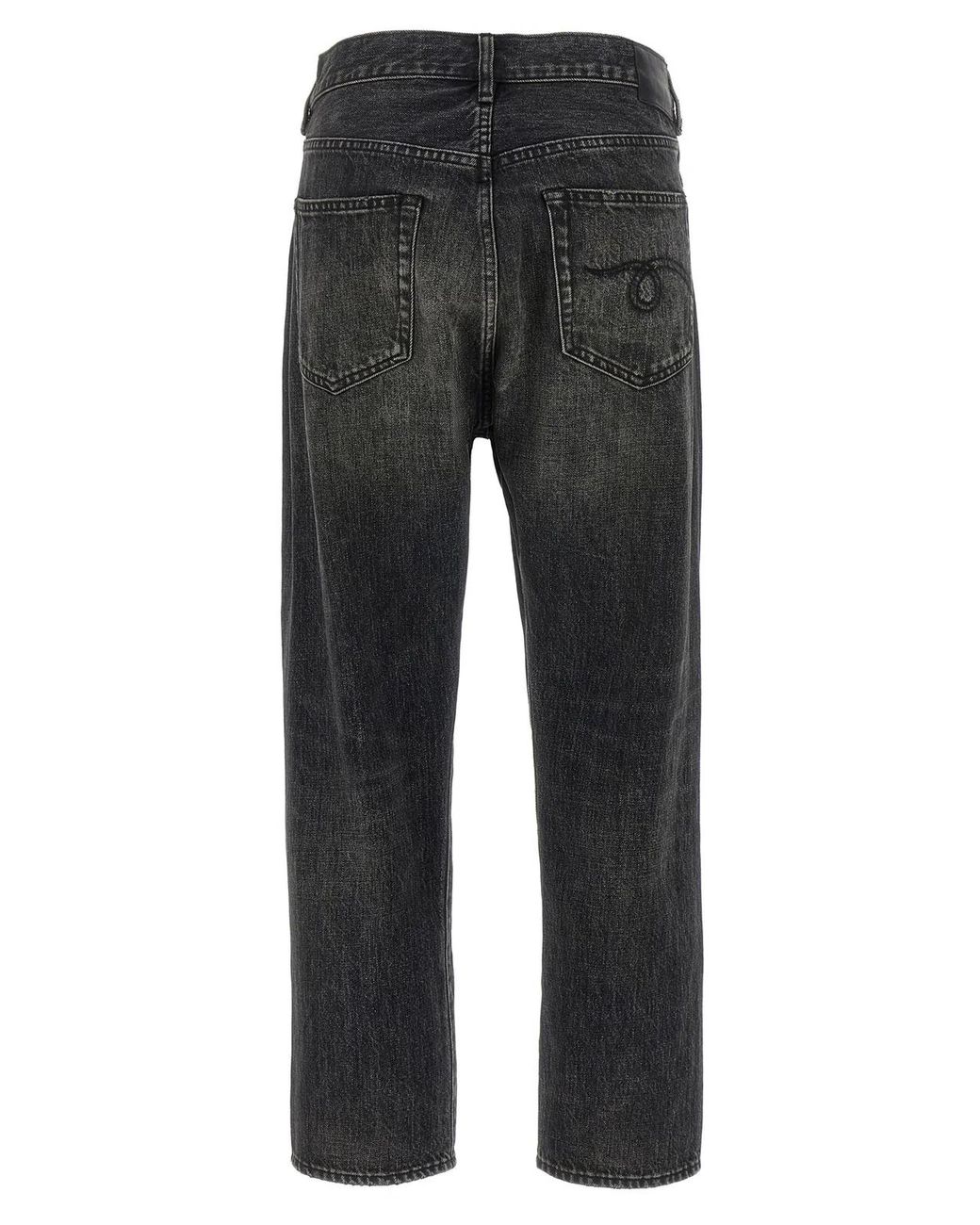 R13 Gray 'Crossover' Jeans