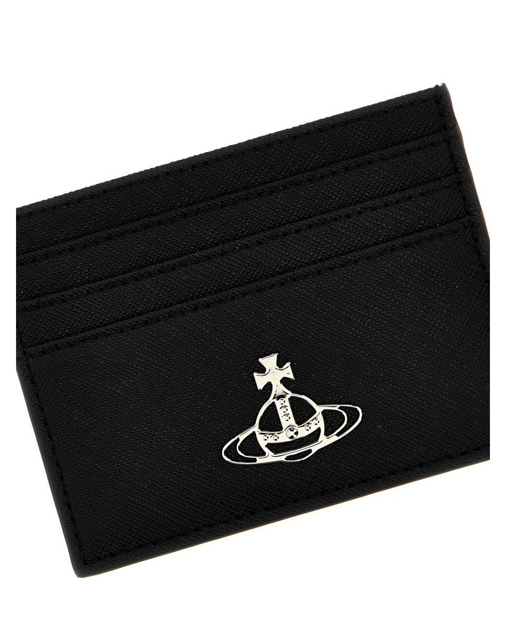 Vivienne Westwood Black Logo Card Holder