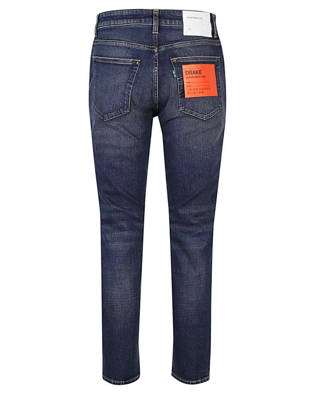 Department 5 Blue Super Slim Denim Jeans for men