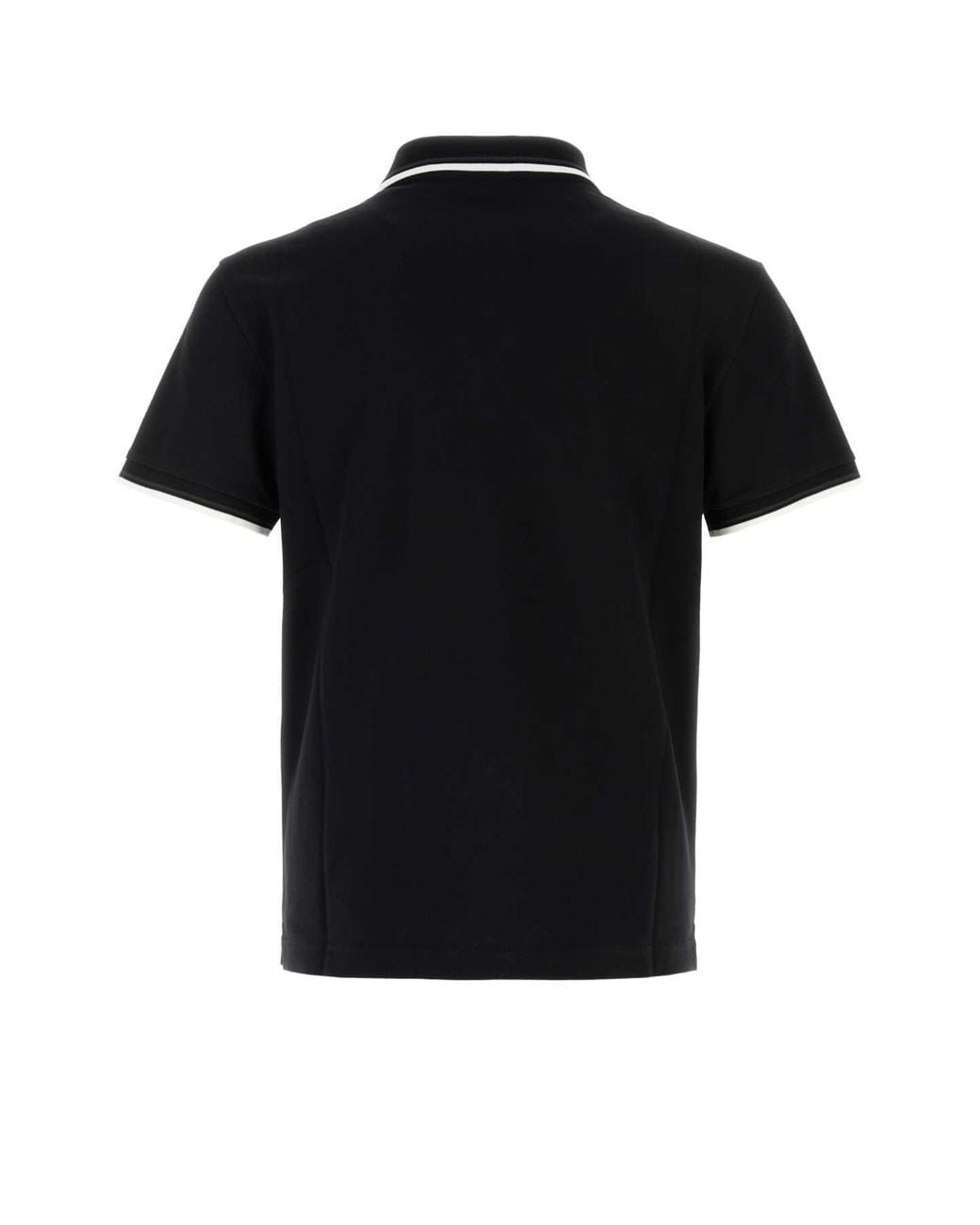 Gucci Black Stretch Piquet Polo Shirt for men
