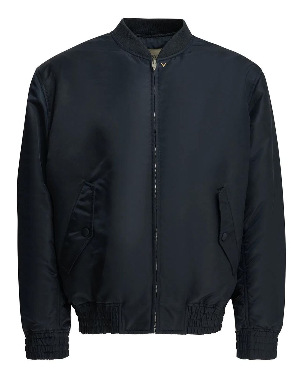 Valentino Blue "Vgold" Bomber Jacket for men