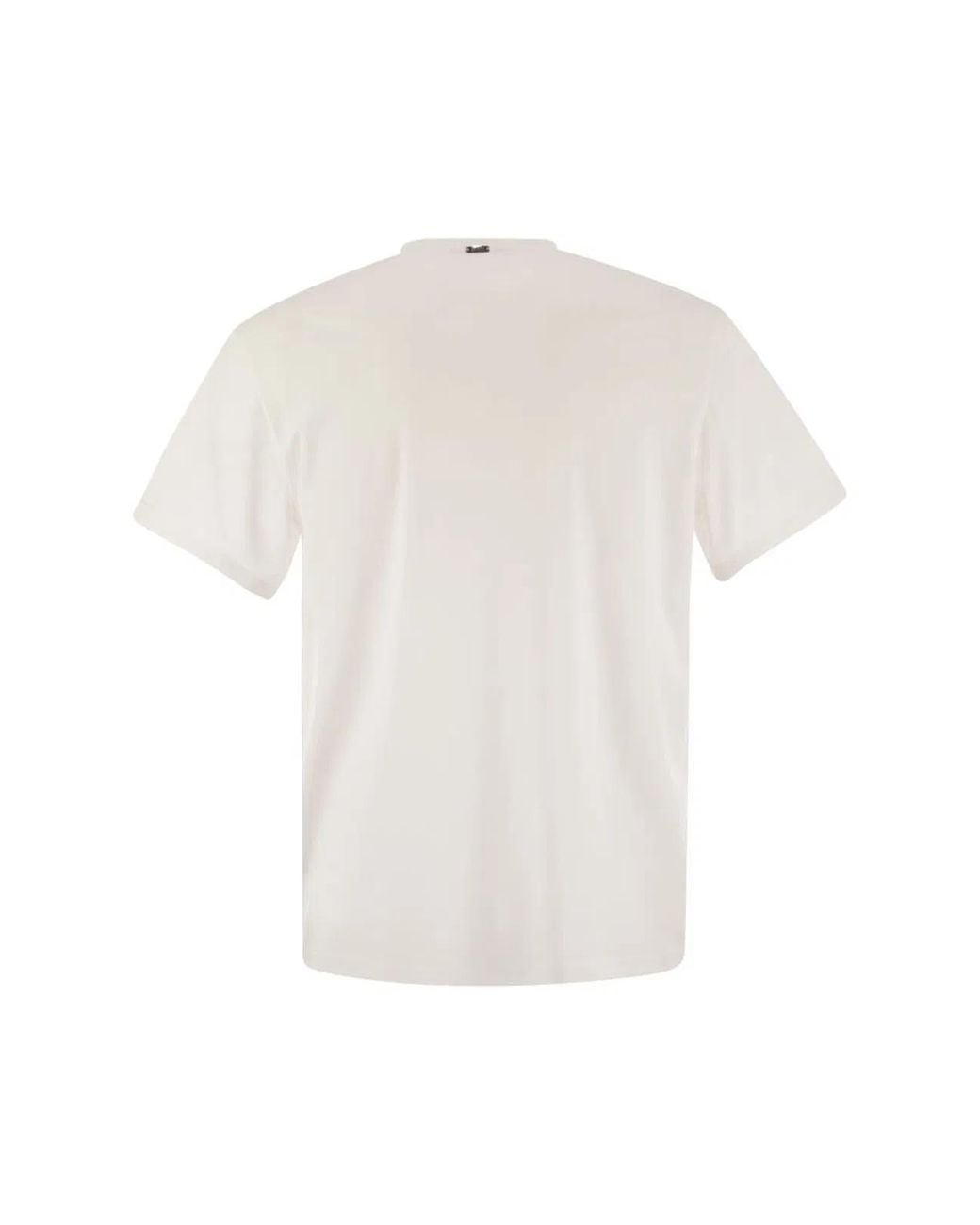 Herno White Resort T-Shirt for men