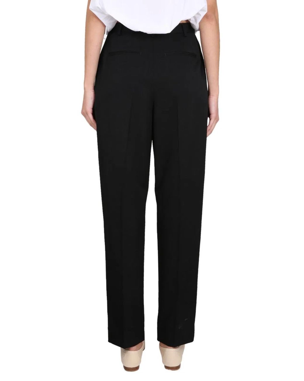 Tory Burch Black Wool Pants