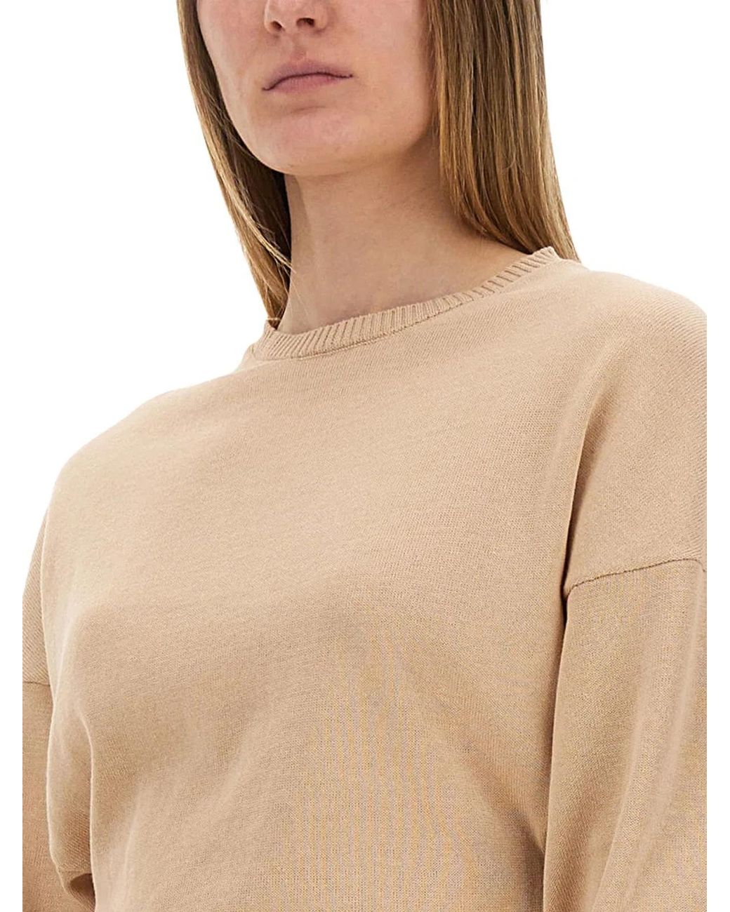 Alysi Natural Cropped Shirt