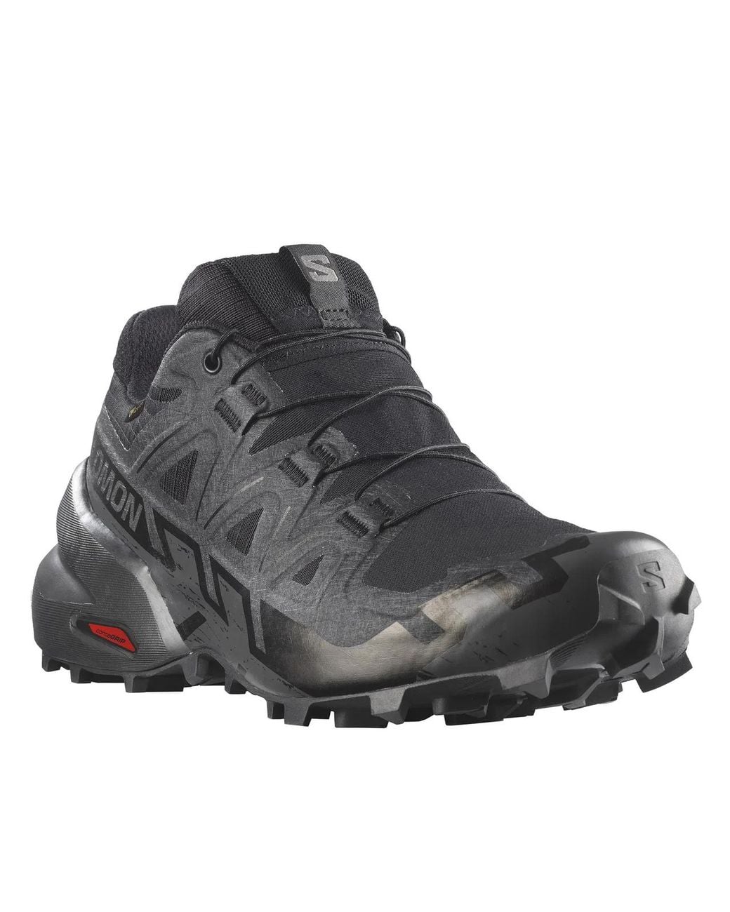 Salomon Black Low-Profile Trail Running Sneakers With Enhanced Grip