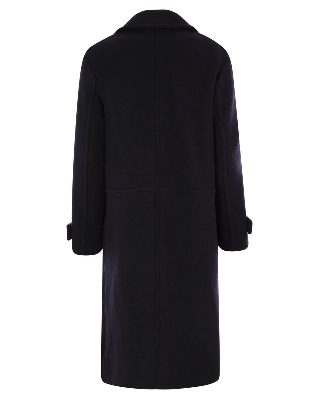 Fay Black Wool And Cashmere Coat