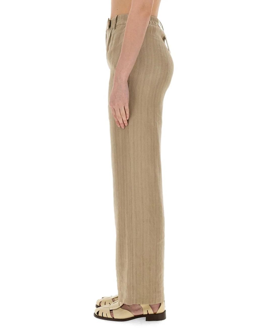 Alysi Natural Linen Pants