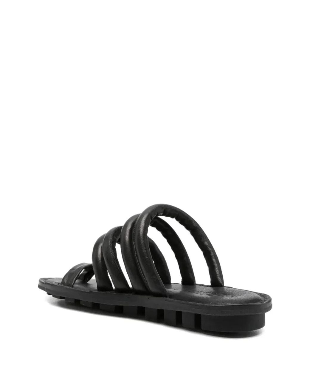 Trippen Black "Threads" Flat Sandals