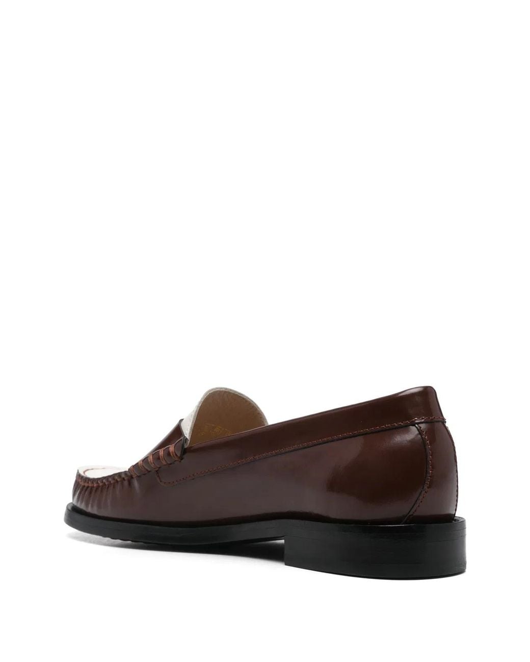 Stuart Weitzman Brown Elegant Leather Loafers For