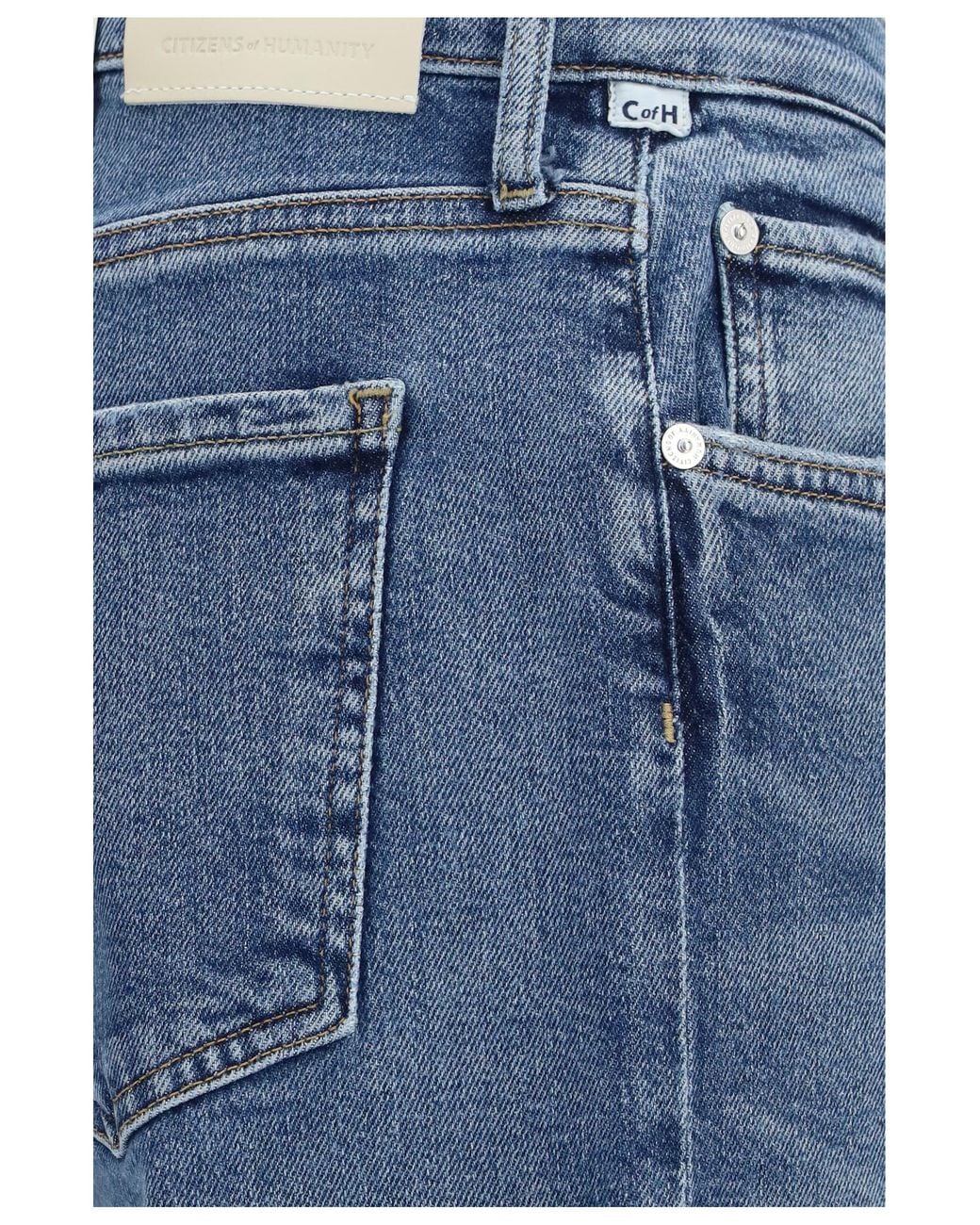 Citizens of Humanity Blue Nora Wide-Leg Jeans