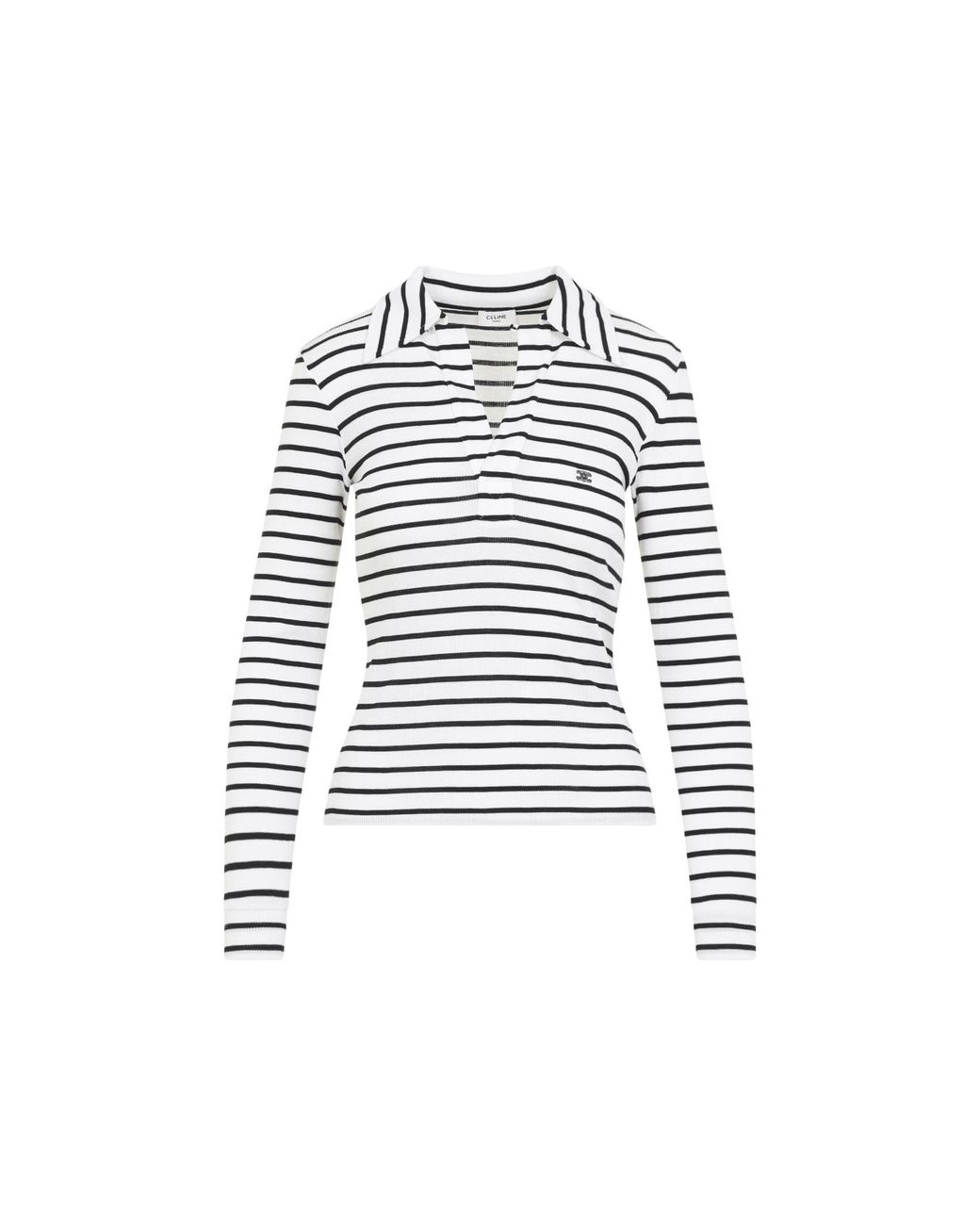 Céline White Polo Shirt