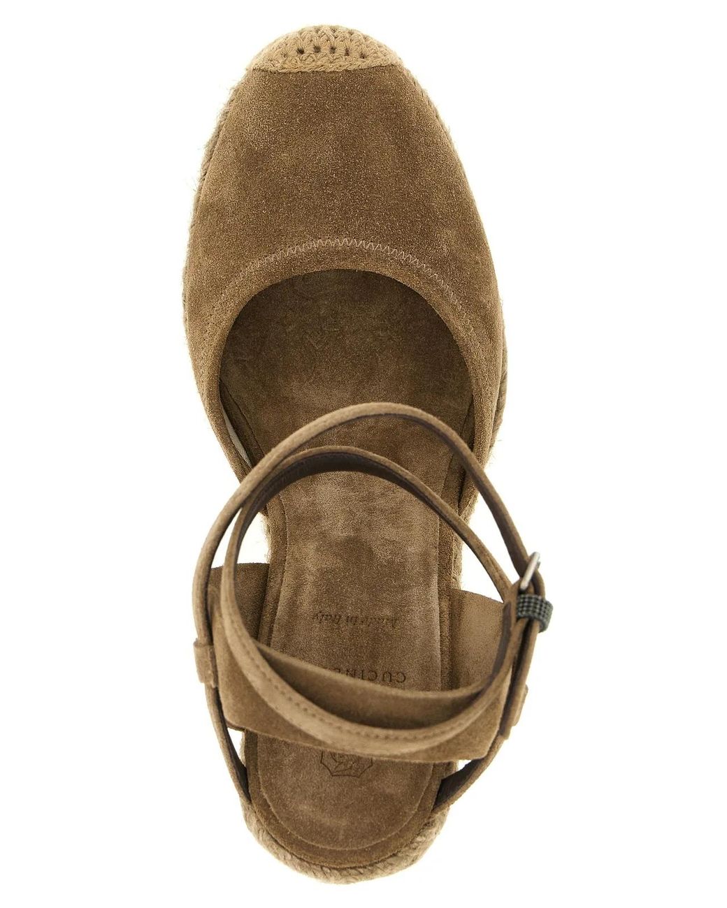 Brunello Cucinelli Metallic 'Precious Loop' Espadrilles
