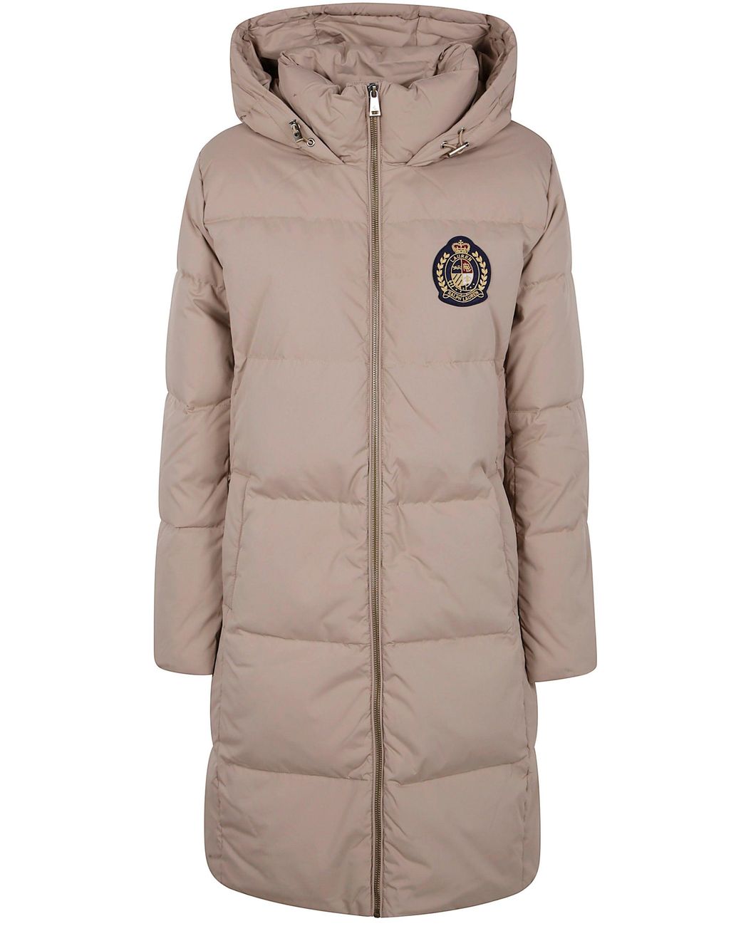Ralph Lauren "Pf W Ch N Cr" Insulated Coat in Natural | Lyst