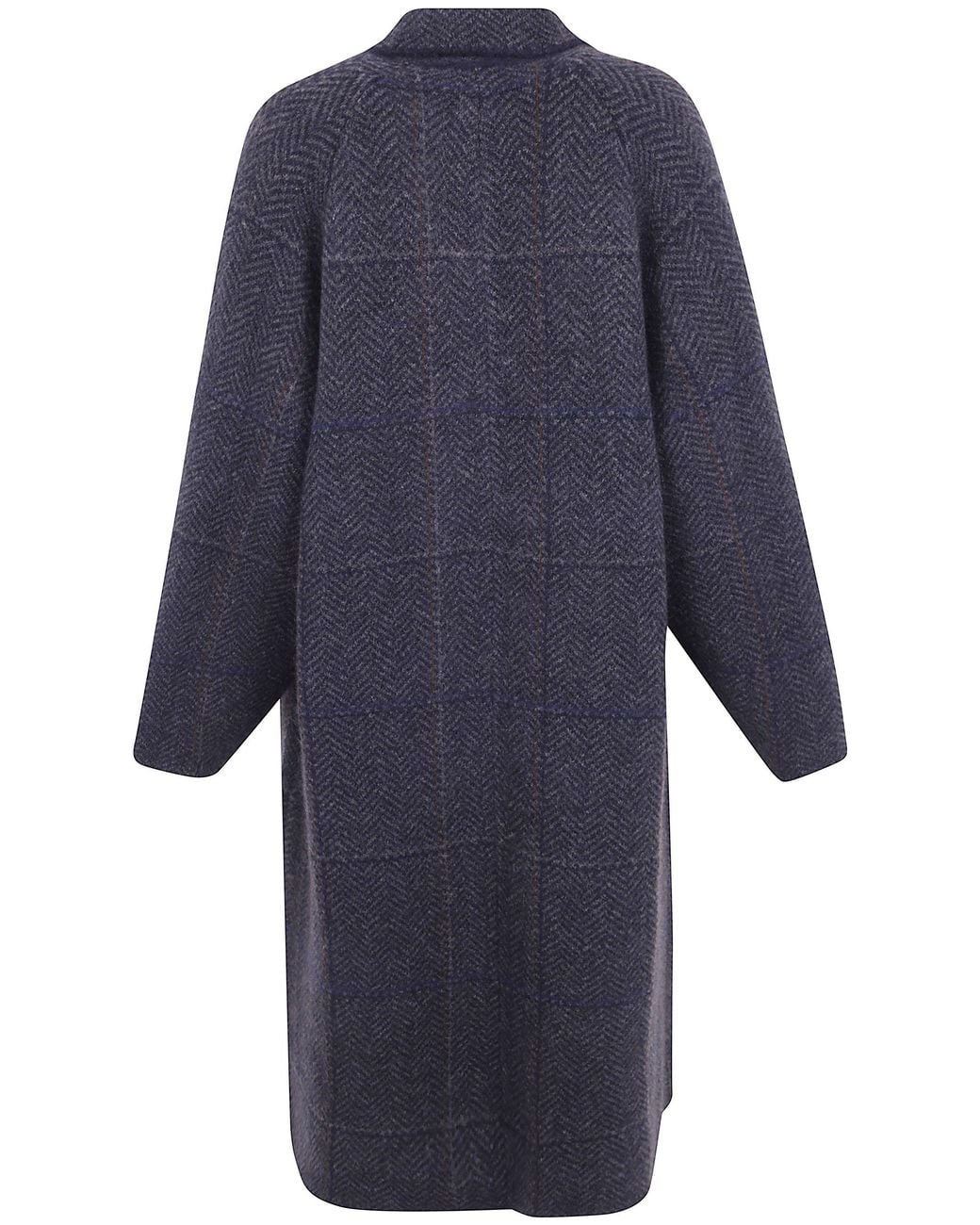 Boboutic Blue "Spina" Double Breasted Coat