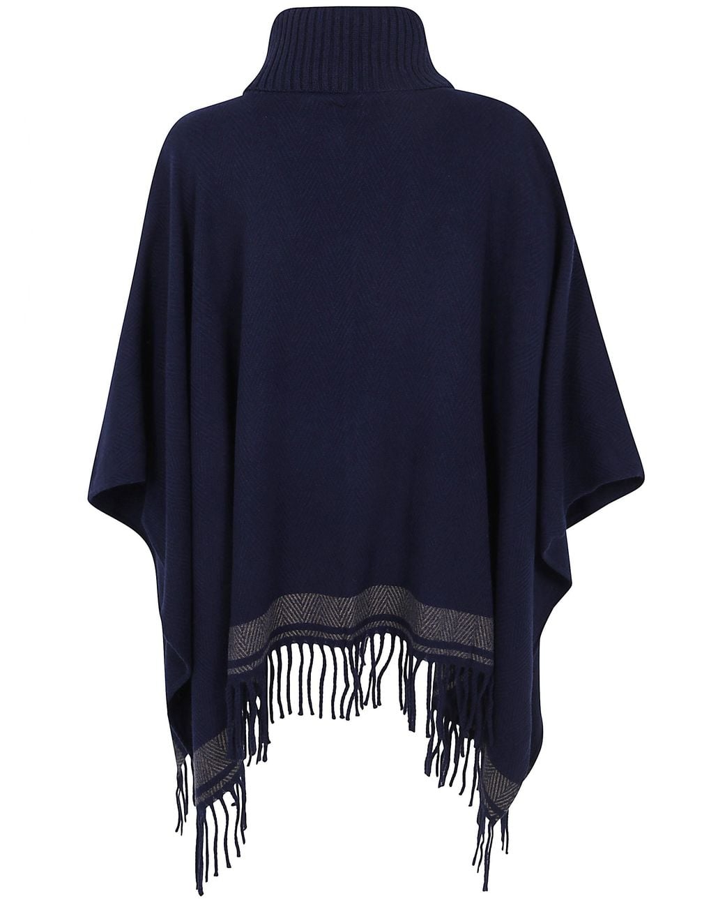Ralph Lauren Blue "Ruana" Poncho