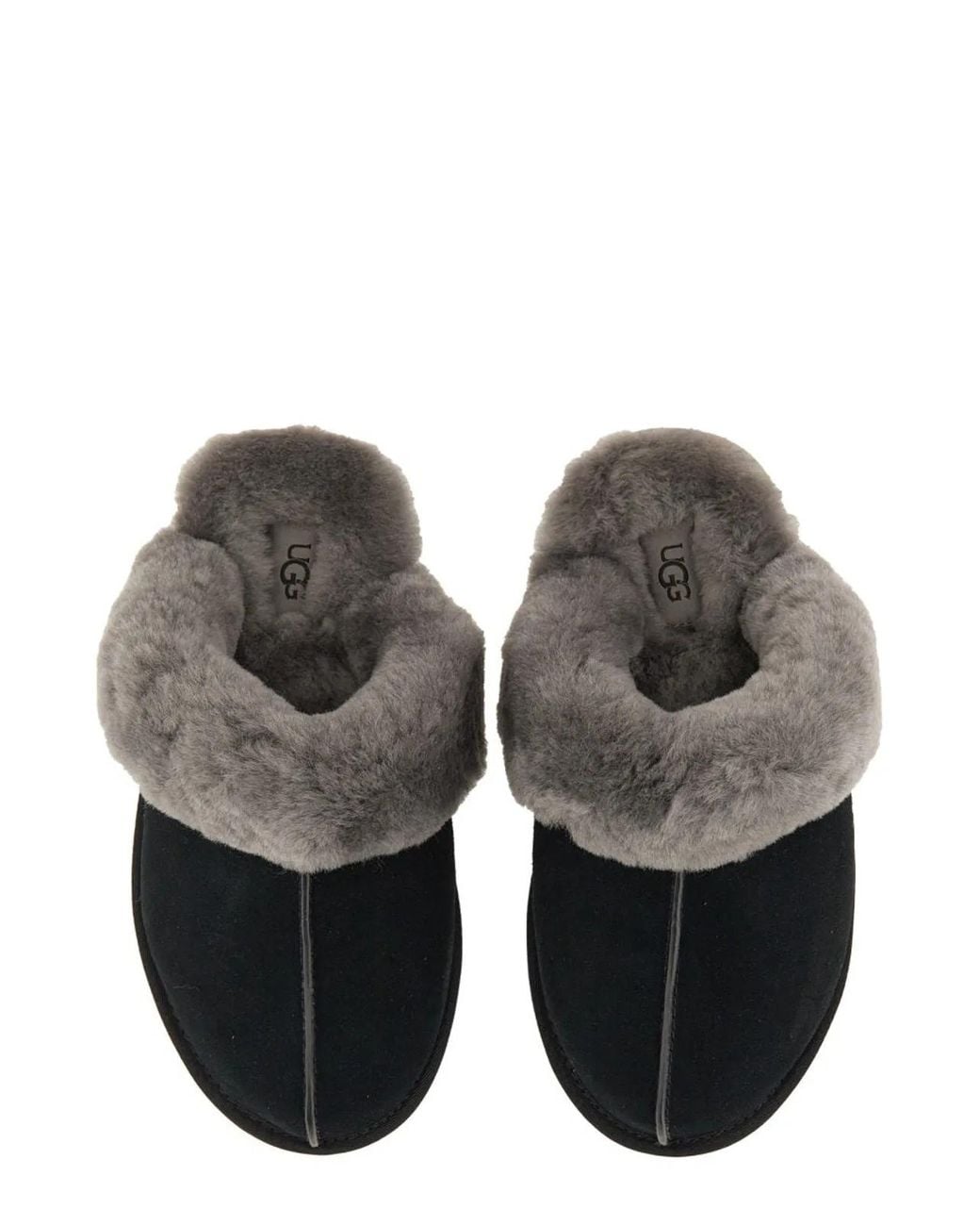 Ugg Black Scuffette Ii Suede Slippers