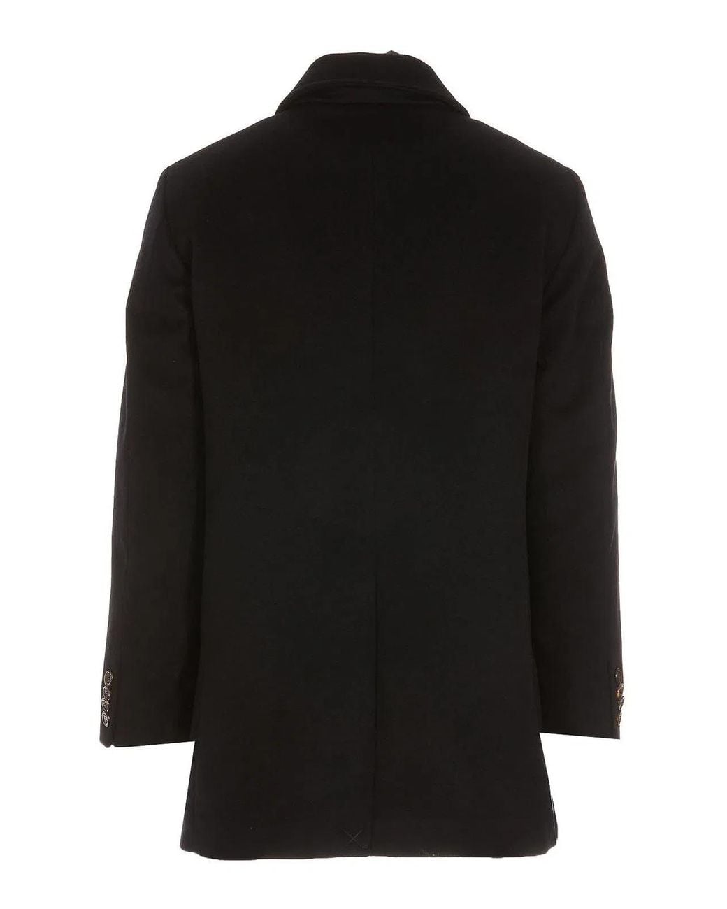 Moorer Black Tech Fabric Padded Coat for men