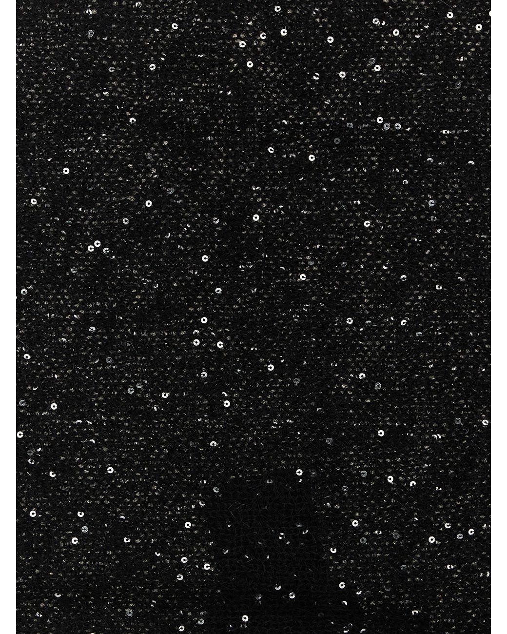 Nude Black Micro Sequin Scarf