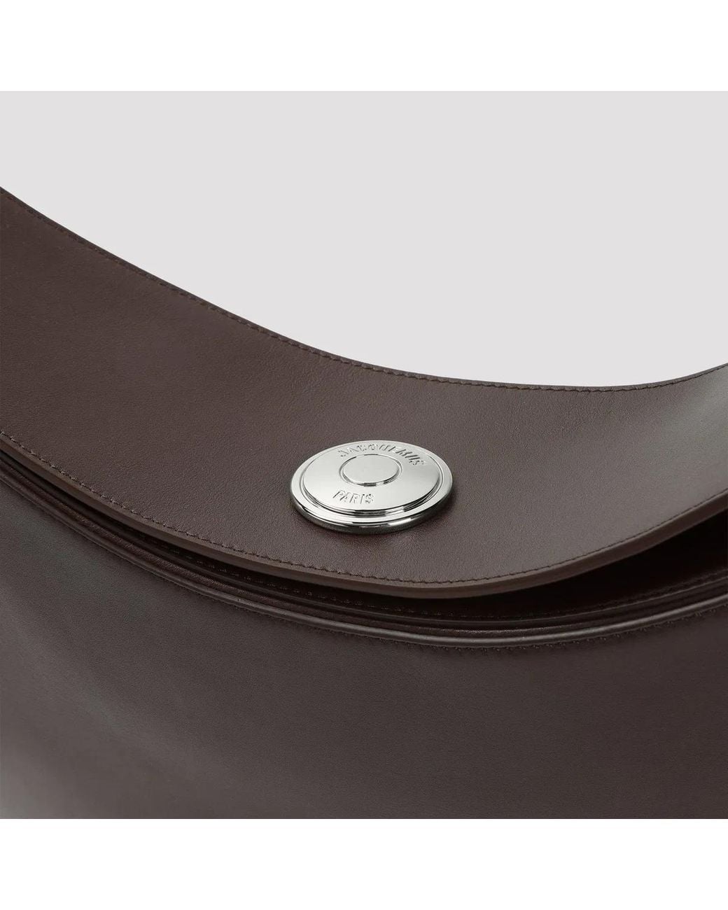 Jacquemus Brown Calf Leather Shoulder Bag
