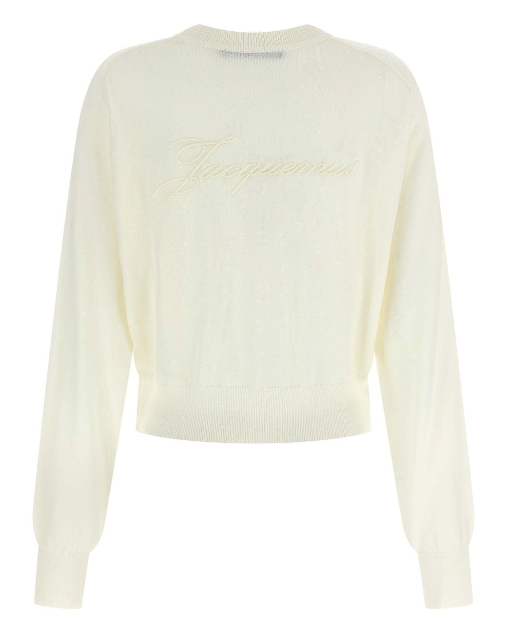 Jacquemus White 'Le Sweater Brodé' Sweater