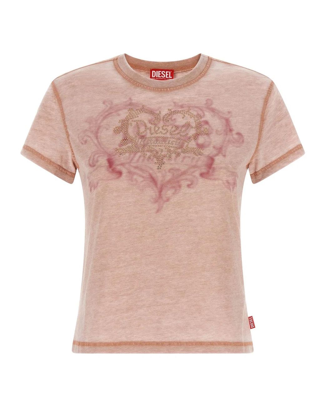 DIESEL Pink 'T-Ila-Aa1' T-Shirt