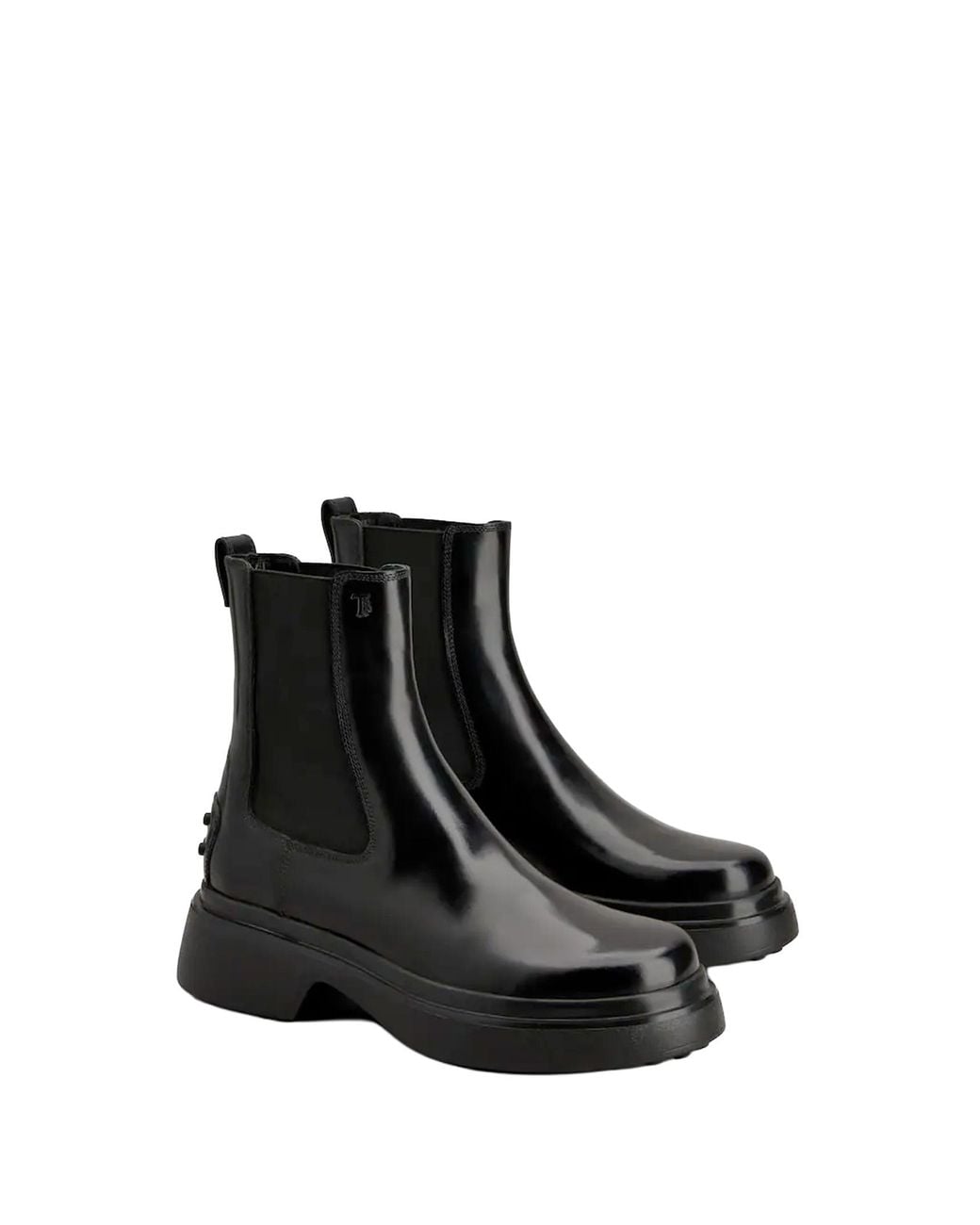 Tod's Black Chelsea Ankle Boots