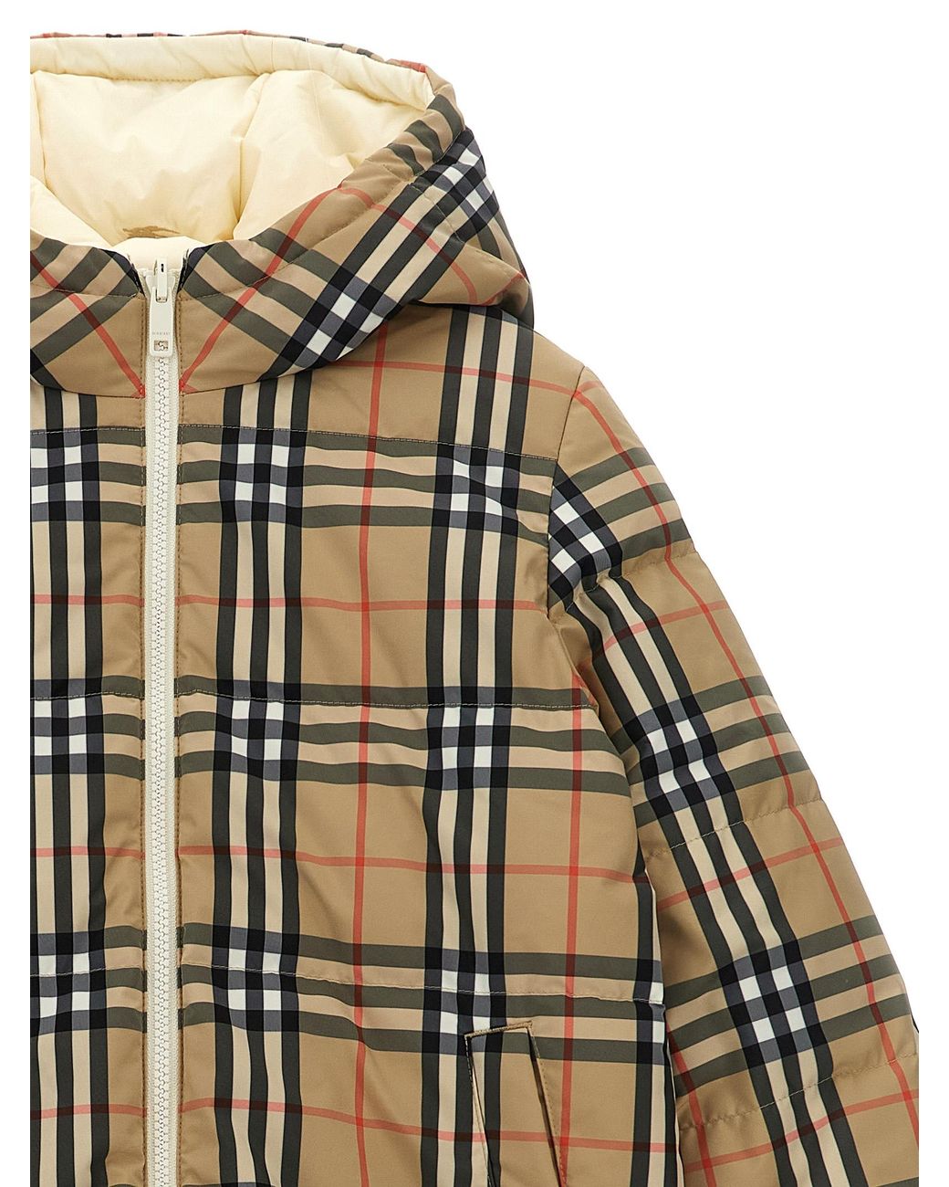 Burberry Natural 'Jesse' Reversible Down Jacket