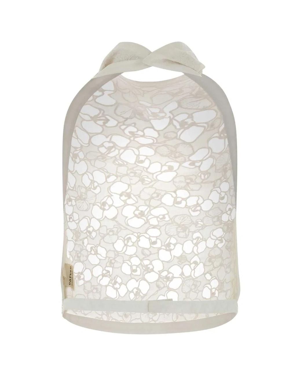 Carven White Bl442-Backless Top