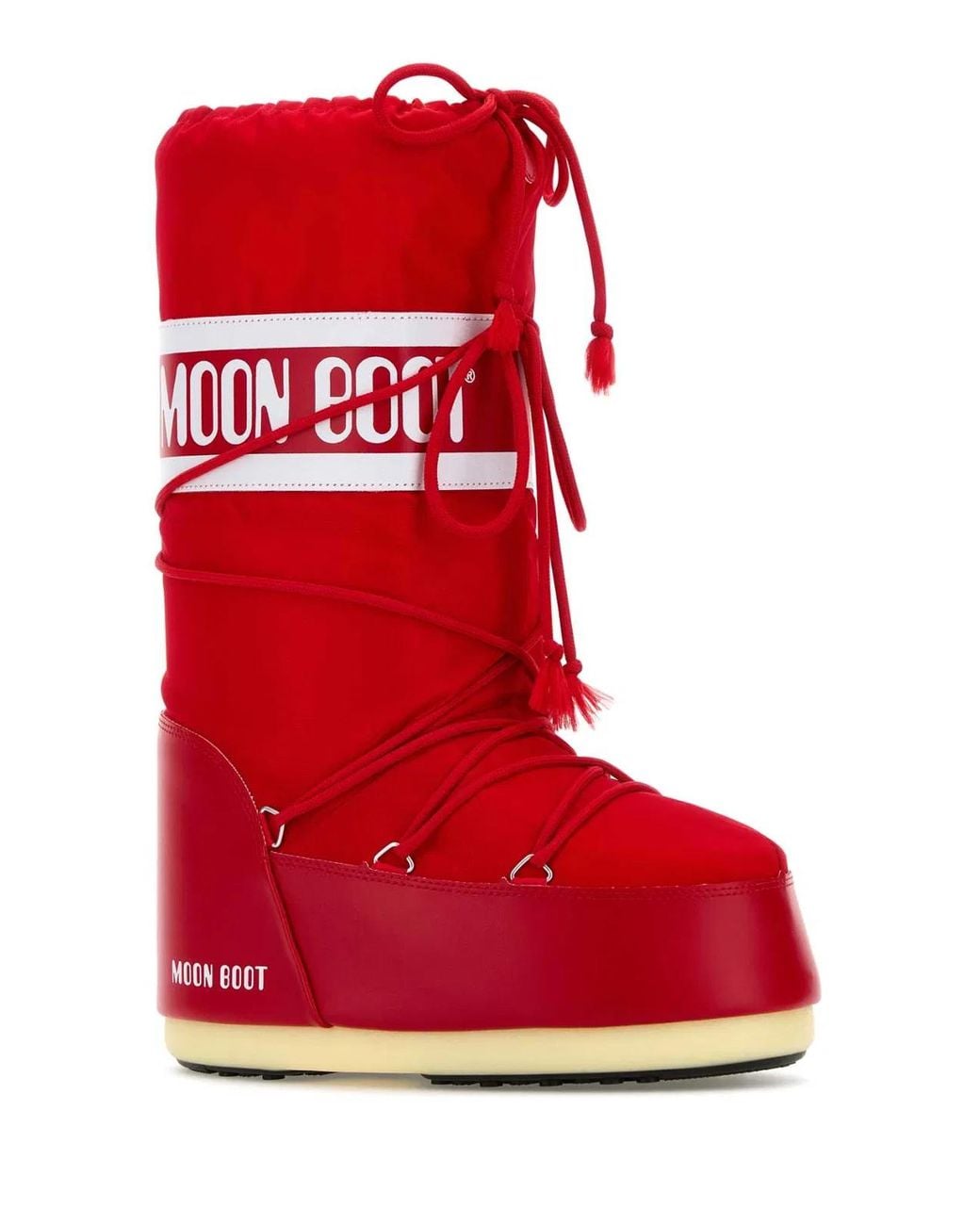 Moon Boot Red Mb Icon Nylon