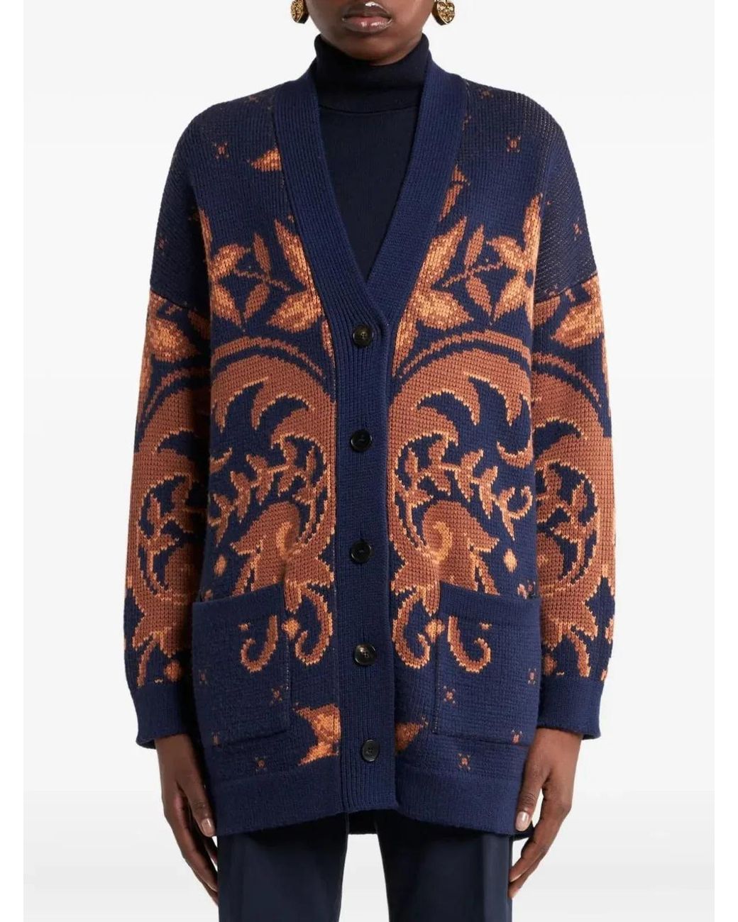 Etro Blue Cardigan