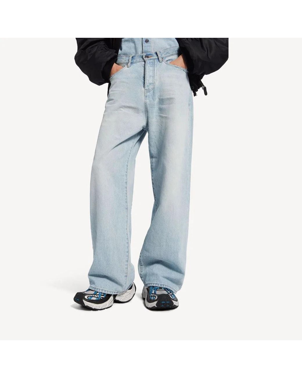 Balenciaga Blue Casual Pants for men