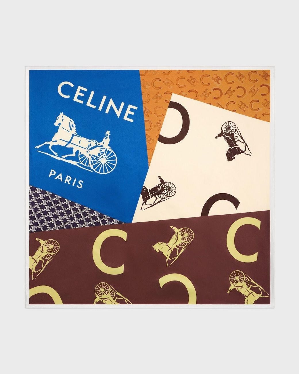 Céline Blue 90X90Cm Square