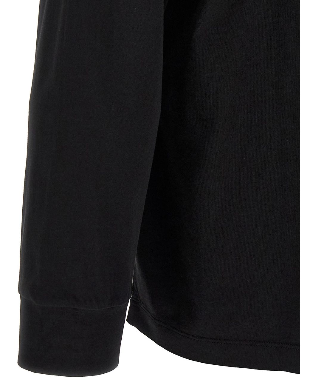MM6 by Maison Margiela Black 'Numeric Signature Mm6' T-Shirt for men