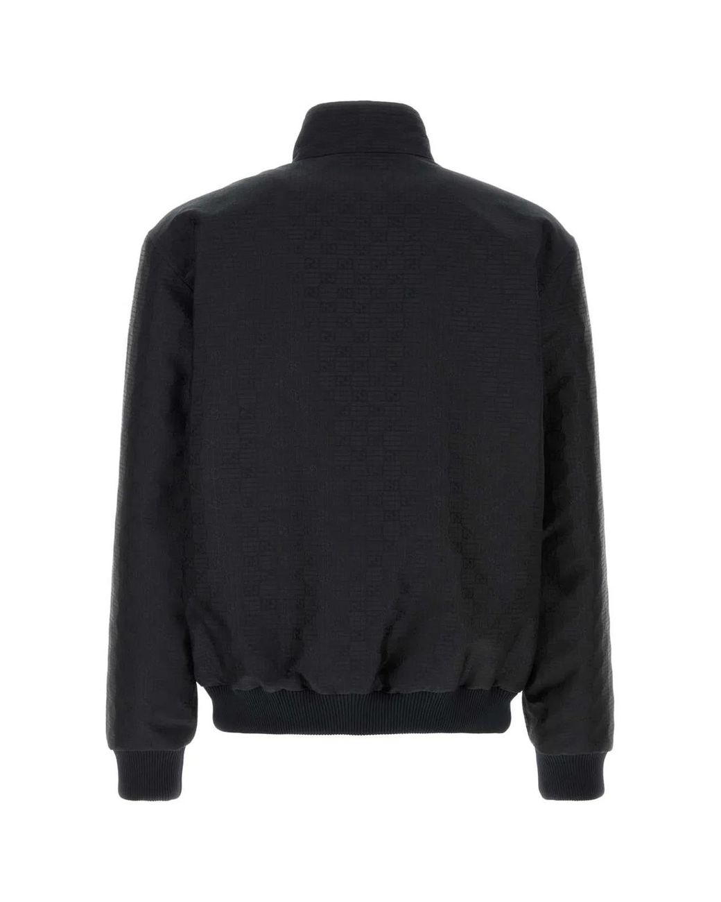Gucci Black Mock Collar Jacket