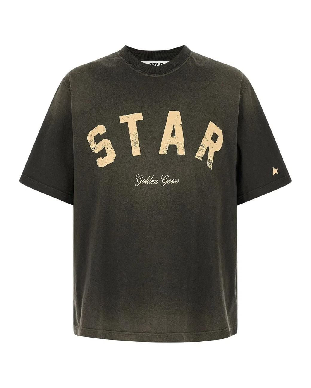 Golden Goose Deluxe Brand Black Logo T-Shirt