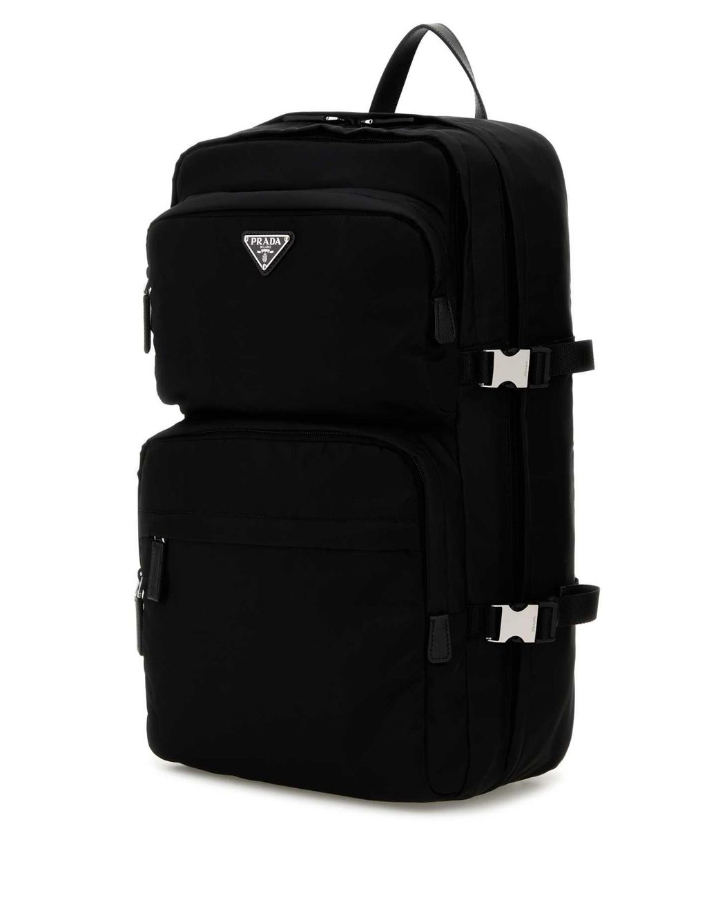 Prada Black Re-Nylon Backpack for men