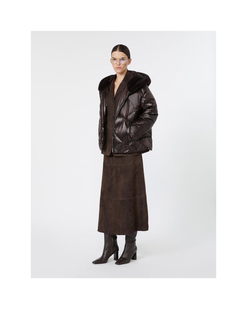 Max Mara Black Mtcnebbie Quilted Jacket