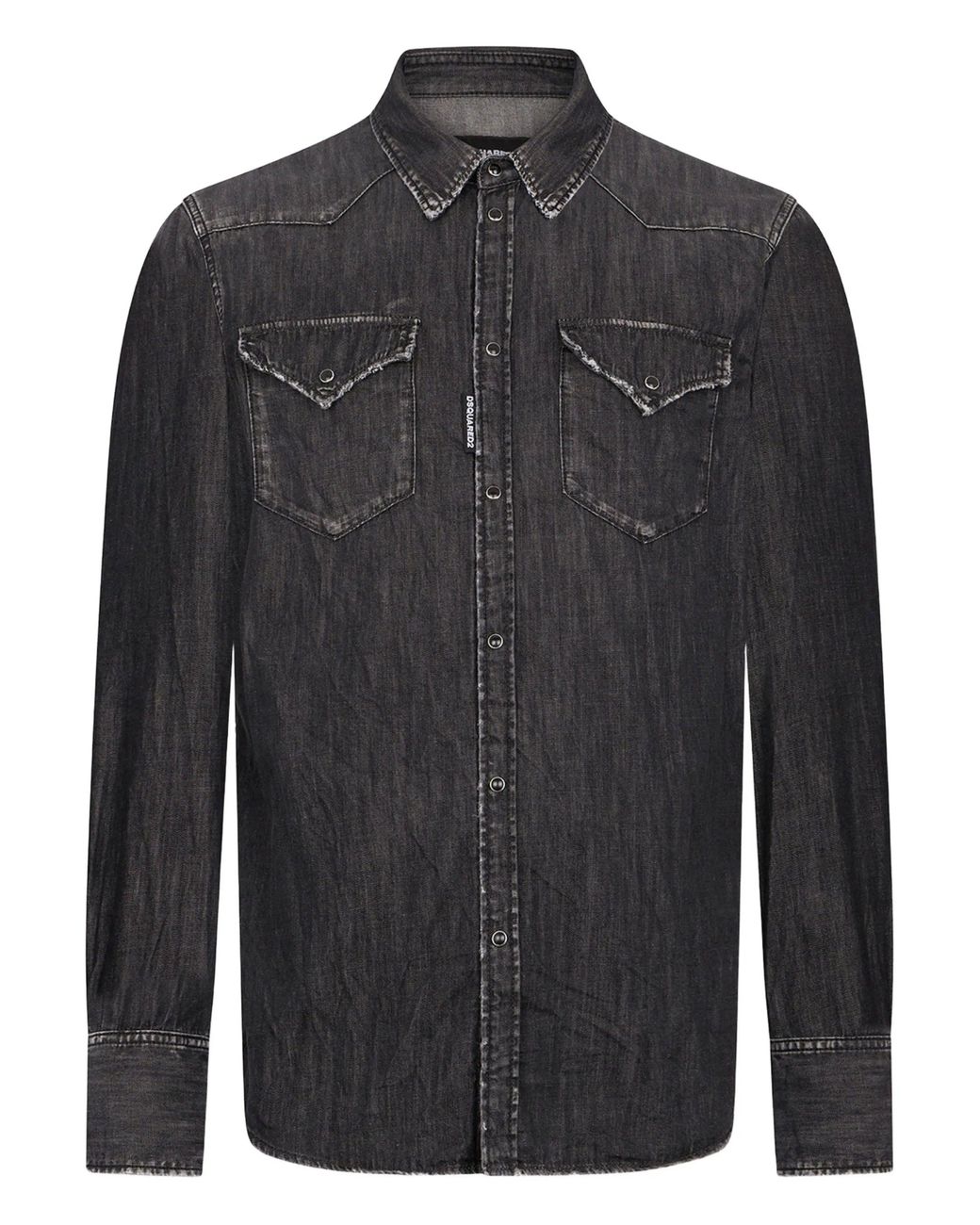 DSquared² Gray Cotton Shirt