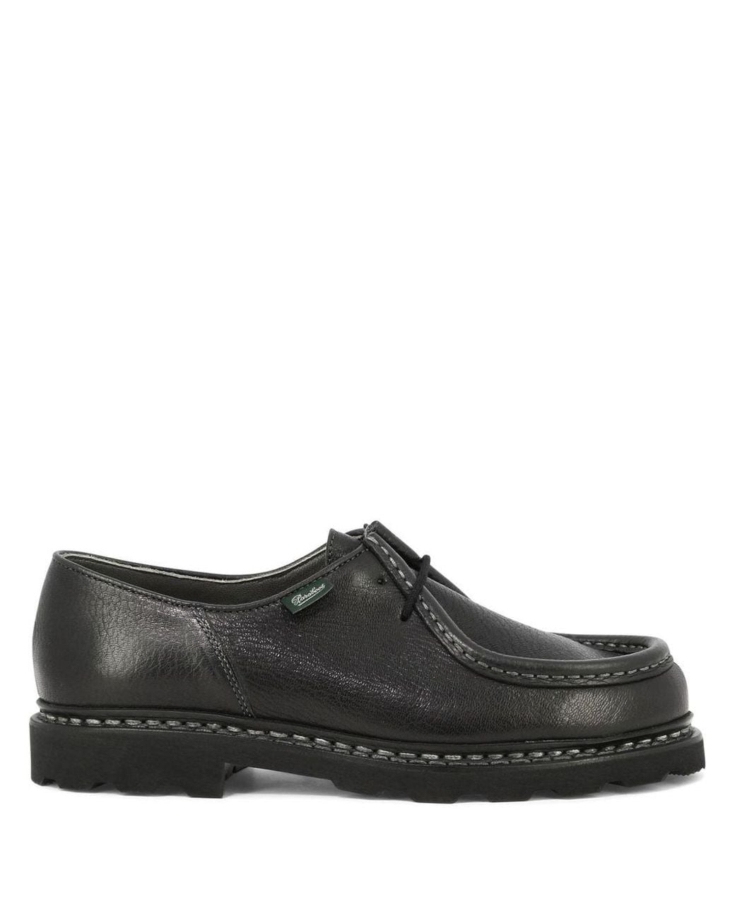 Paraboot Black Michael Leather Loafers for men