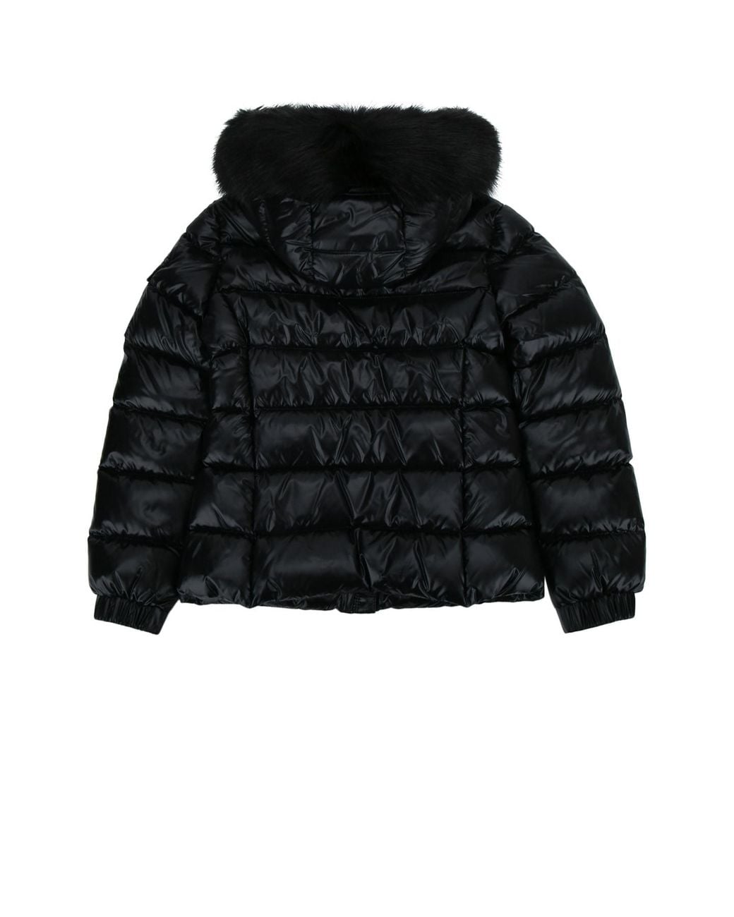Moncler Black Kids Puffer Jacket With Hood