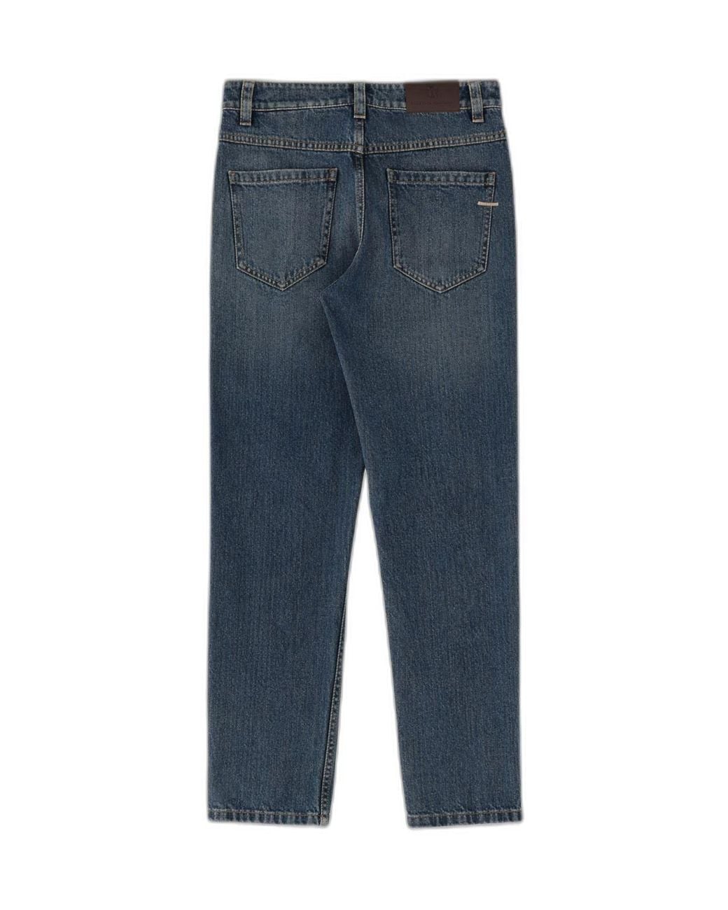 Brunello Cucinelli Blue Straight Jeans