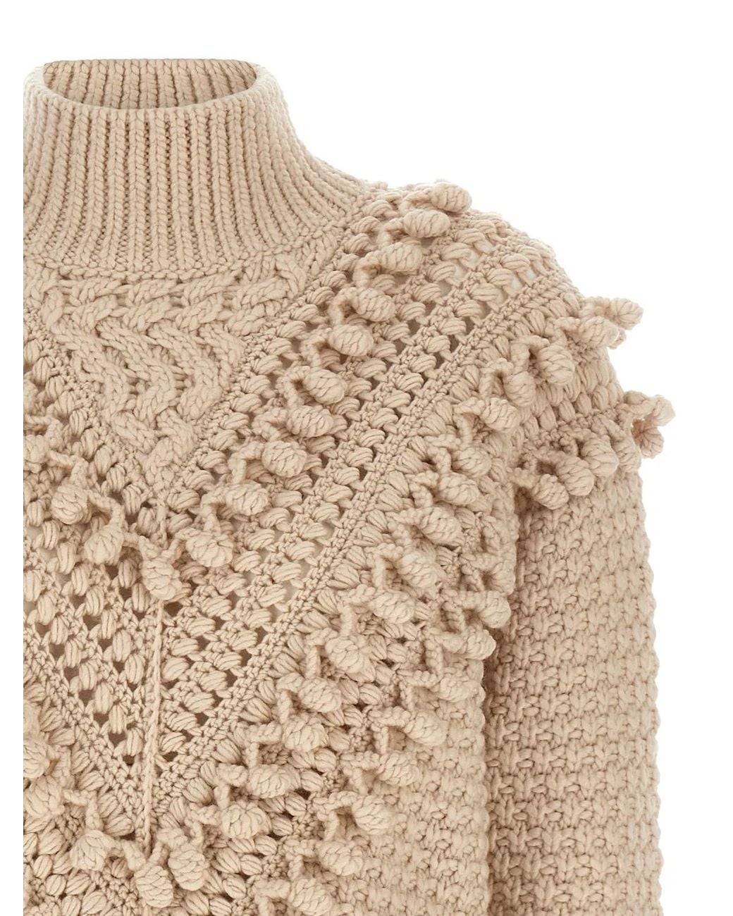 Zimmermann Natural 'Hypnotic Bauble' Sweater