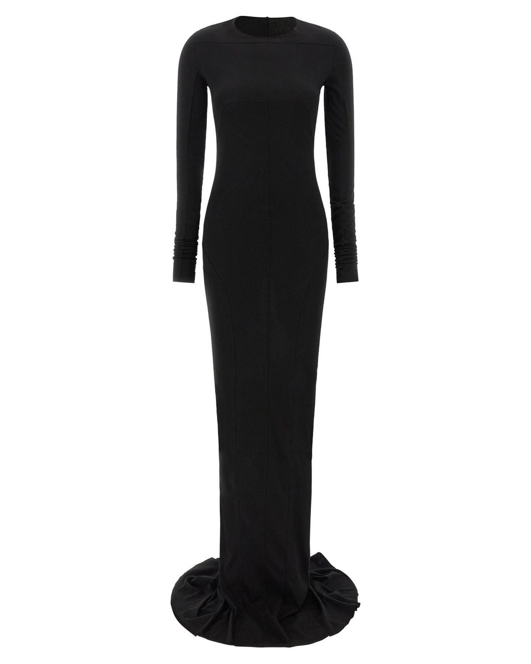 Rick Owens Black 'simple Edfu Gown' Dress