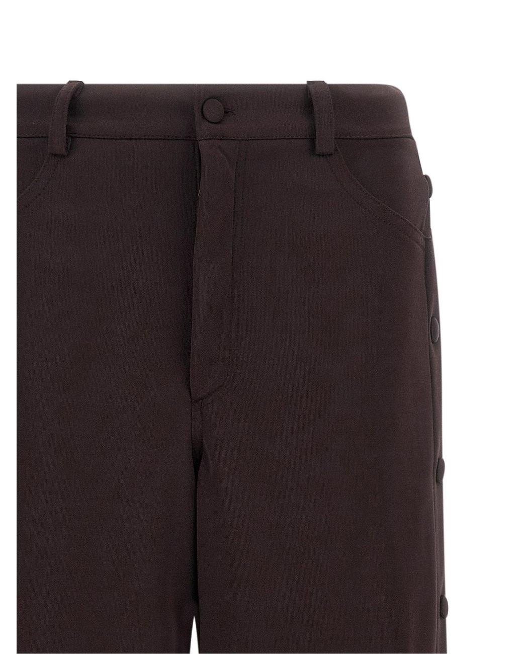 DI.LA3 PARI' Purple Button Pants