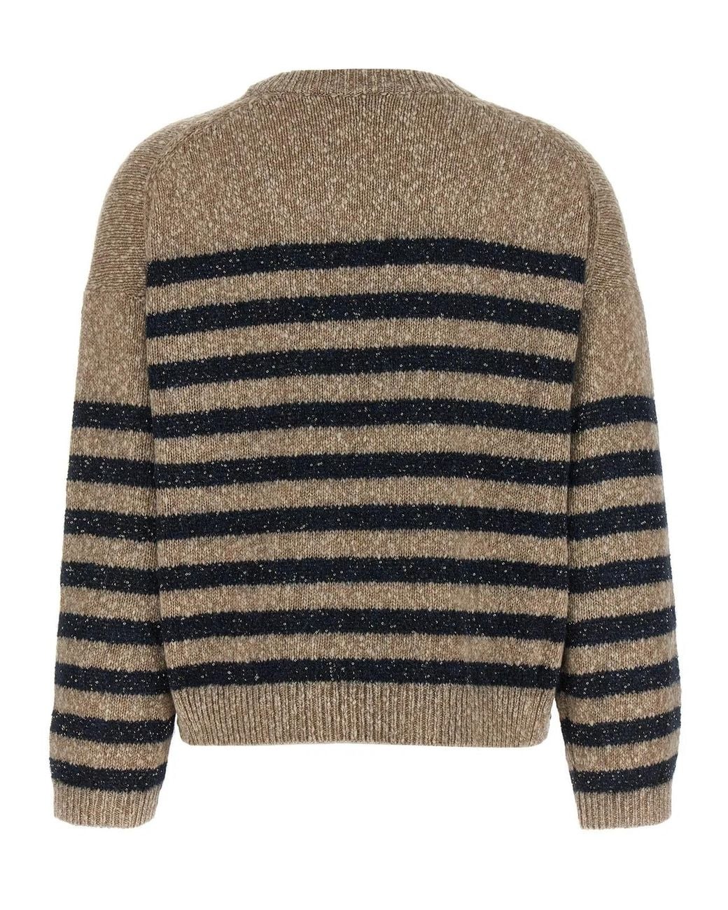 Brunello Cucinelli Gray Wool Cardigan Clothing