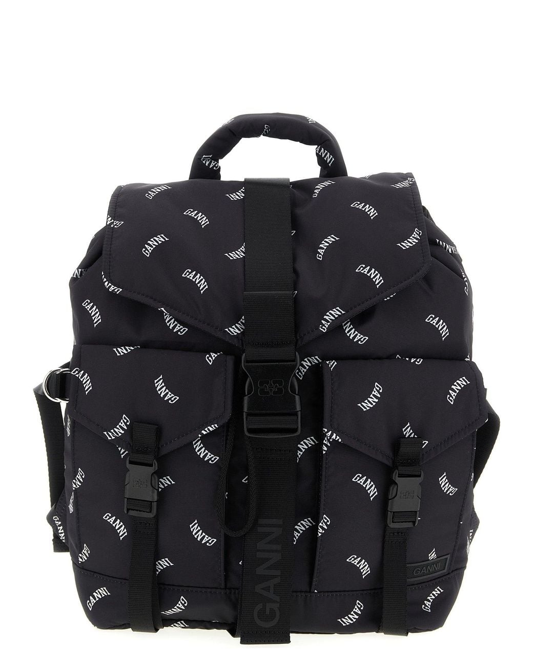 Ganni Black 'Re-Tech' Backpack